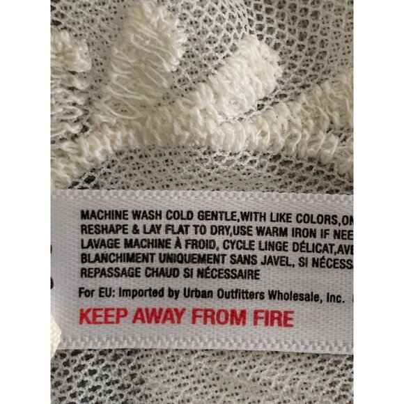 Do Everything In Love Sheer Ivory Lace Kimono Cardigan Duster Scallop REE10679 - Picture 5 of 9